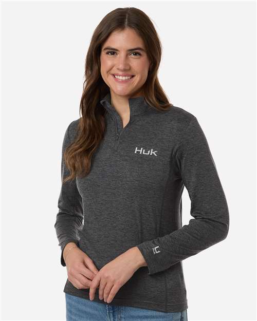 no-logo HUK WoColdfront+ Quarter-Zip Pullover-HUK-Thread Logic