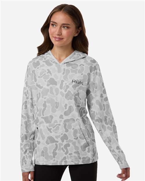 no-logo HUK WoColdfront+ KC Print Hooded Sweatshirt-HUK-Thread Logic