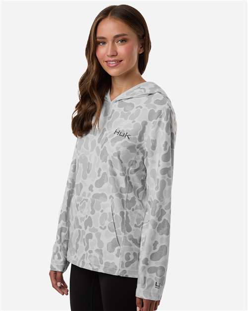 no-logo HUK WoColdfront+ KC Print Hooded Sweatshirt-HUK-Thread Logic