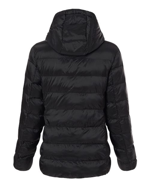 no-logo Weatherproof WoLightweight Poly-filled Hooded Puffer Jacket-Weatherproof-Thread Logic