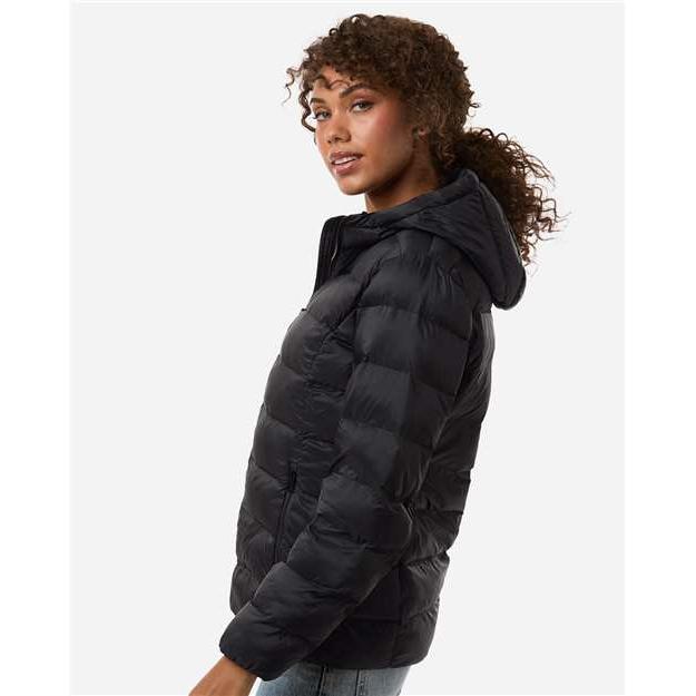 no-logo Weatherproof WoLightweight Poly-filled Hooded Puffer Jacket-Weatherproof-Thread Logic