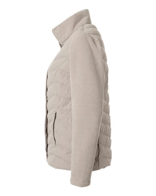 no-logo Weatherproof WoMixed Media Chevron Jacket-Weatherproof-Thread Logic