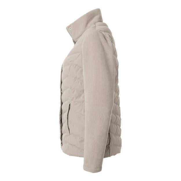 no-logo Weatherproof WoMixed Media Chevron Jacket-Weatherproof-Thread Logic