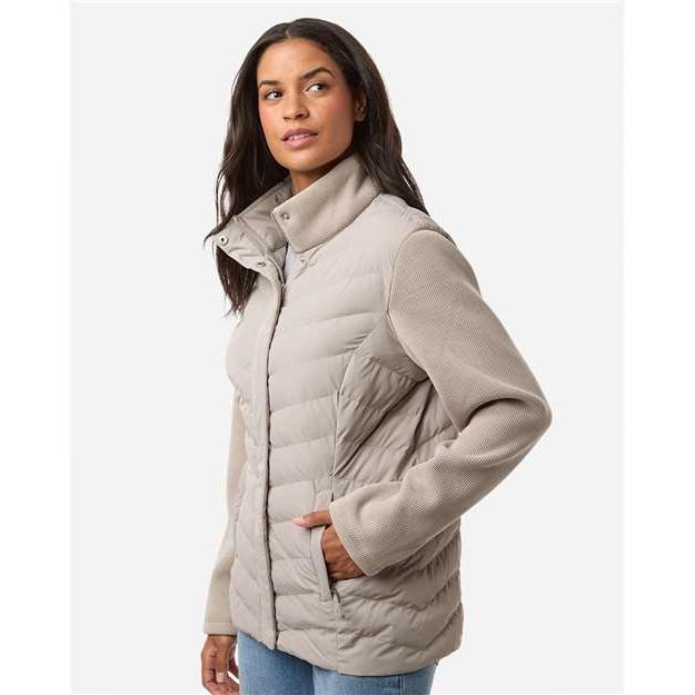 no-logo Weatherproof WoMixed Media Chevron Jacket-Weatherproof-Thread Logic