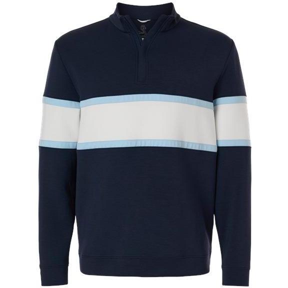 Swannies Owen Quarter-Zip Colorblock Pullover