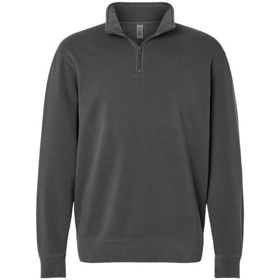 Independent Trading Co. Unisex Pigment-Dyed Quarter-Zip Pullover