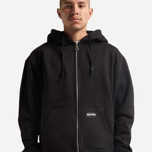 Shaka Wear Essential Super Heavyweight Full-Zip Hooded Sweatshirt