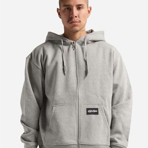 Shaka Wear Essential Super Heavyweight Full-Zip Hooded Sweatshirt