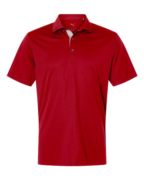 logo-left Puma Golf Pure 2.0 Polo-Puma-Strong Red-S-Thread Logic