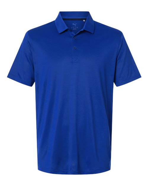 logo-left Puma Golf Icon Polo 2.0-Puma-Festive Royal-S-Thread Logic