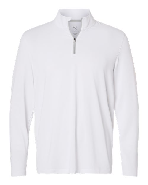 logo-left Puma Golf Icon 2.0 Quarter-Zip-Puma-White Glow-S-Thread Logic