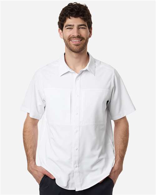 no-logo CORE365 UltraUVP Shoreline Short Sleeve Staff Shirt-CORE365-Thread Logic