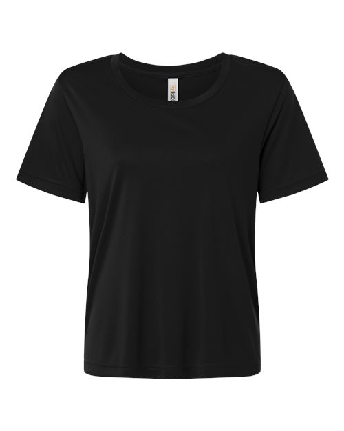 logo-left CORE365 WoCapital Performance T-Shirt-CORE365-Black-XS-Thread Logic