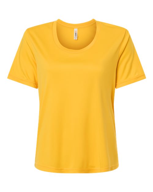 logo-left CORE365 WoCapital Performance T-Shirt-CORE365-Campus Gold-XS-Thread Logic