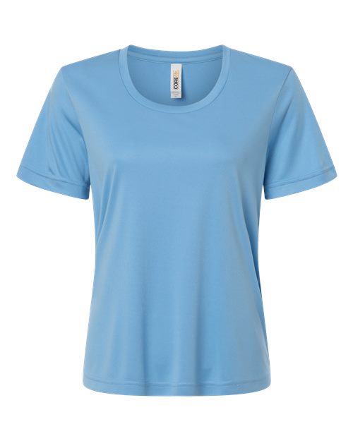 logo-left CORE365 WoCapital Performance T-Shirt-CORE365-Columbia Blue-XS-Thread Logic