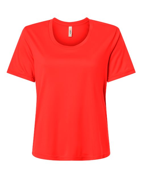 logo-left CORE365 WoCapital Performance T-Shirt-CORE365-Marina Red-XS-Thread Logic
