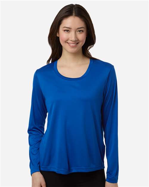 no-logo CORE365 WoCapital Performance Long Sleeve T-Shirt-CORE365-Thread Logic