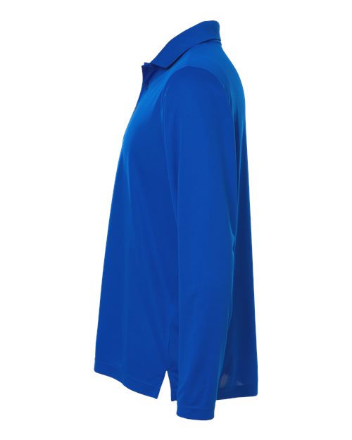 no-logo CORE365 Nova Performance Long Sleeve Pique Polo-CORE365-Thread Logic