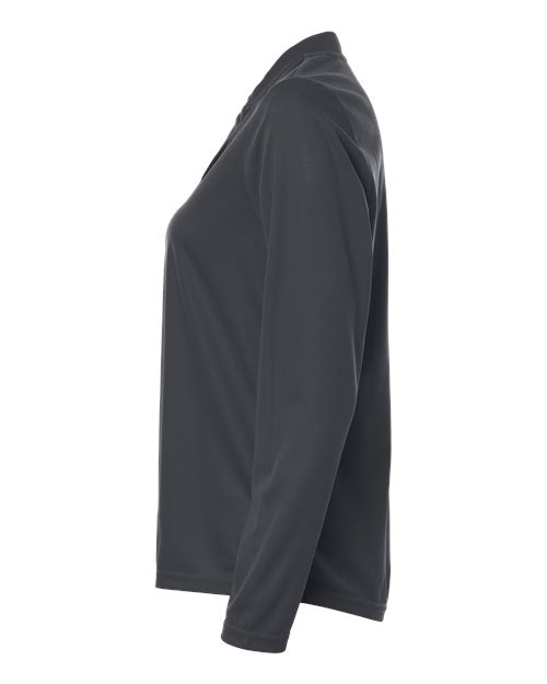 no-logo CORE365 WoNova Performance Long Sleeve Pique Polo-CORE365-Thread Logic