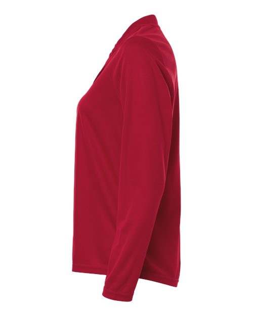 no-logo CORE365 WoNova Performance Long Sleeve Pique Polo-CORE365-Thread Logic