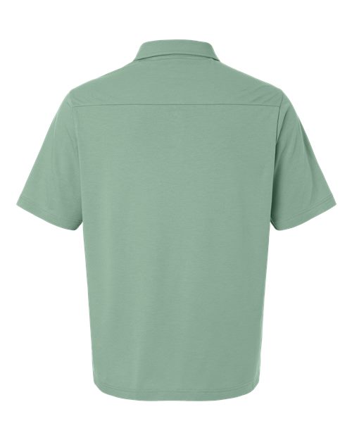 no-logo Devon & Jones Seaton Pebble Textured Polo-Devon&Jones-Thread Logic
