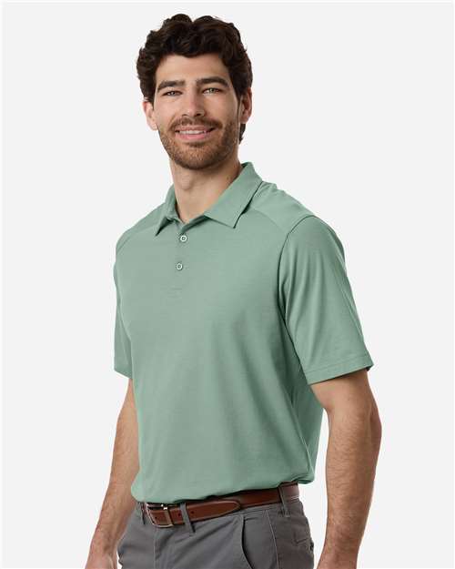 no-logo Devon & Jones Seaton Pebble Textured Polo-Devon&Jones-Thread Logic
