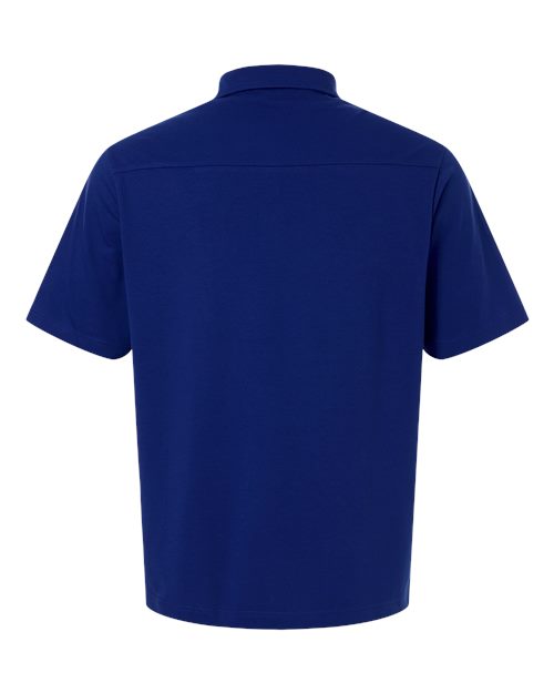 no-logo Devon & Jones Seaton Pebble Textured Polo-Devon&Jones-Thread Logic