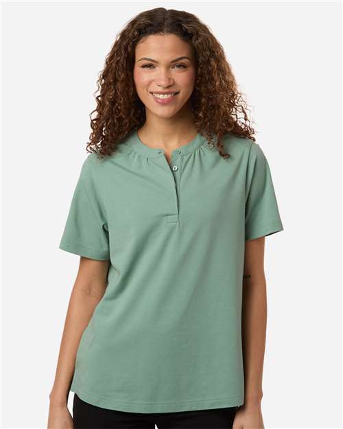 no-logo Devon & Jones WoSeaton Pebble Textured Polo-Devon&Jones-Thread Logic