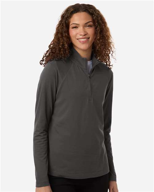 no-logo Devon & Jones WoSeaton Pebble Textured Quarter-Zip Pullover-Devon&Jones-Thread Logic