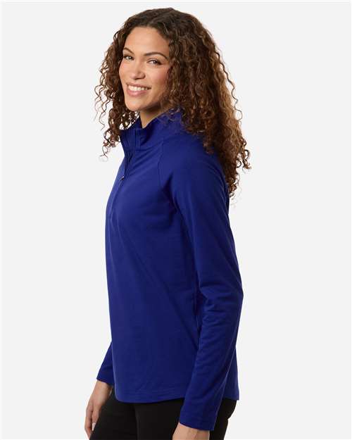 no-logo Devon & Jones WoSeaton Pebble Textured Quarter-Zip Pullover-Devon&Jones-Thread Logic