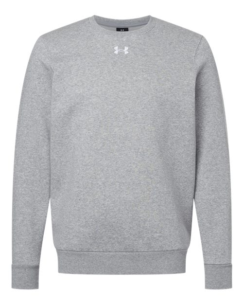 logo-left Under Armour Team Icon Fleece Crew-Under Armour-Mod Grey Light Heather/ White-XL-Thread Logic