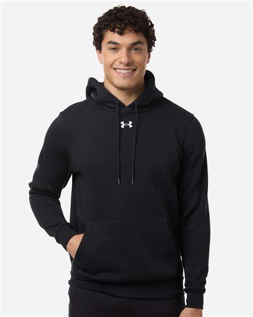 no-logo Under Armour Team Icon Fleece Hooded Sweatshirt-Under Armour-Thread Logic