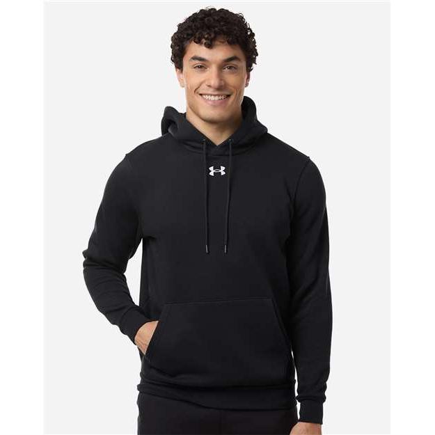 no-logo Under Armour Team Icon Fleece Hooded Sweatshirt-Under Armour-Thread Logic