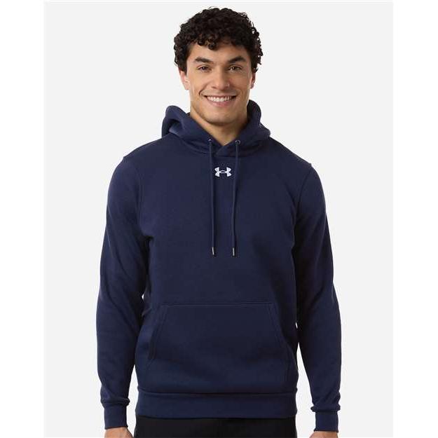 no-logo Under Armour Team Icon Fleece Hooded Sweatshirt-Under Armour-Thread Logic