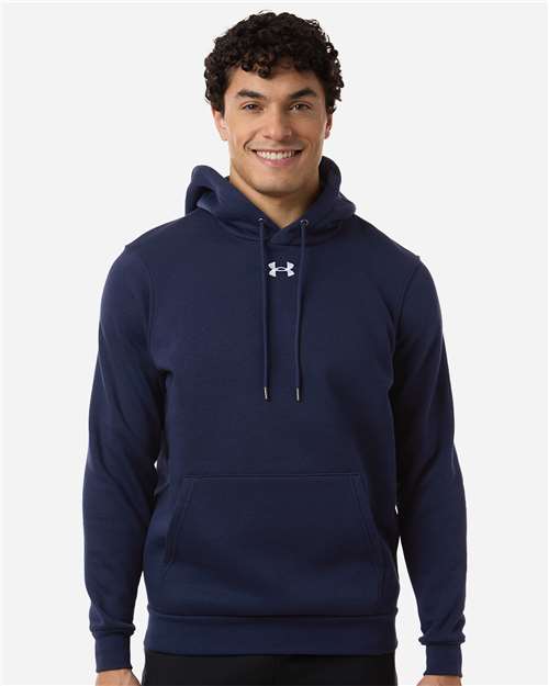 no-logo Under Armour Team Icon Fleece Hooded Sweatshirt-Under Armour-Thread Logic