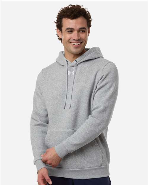 no-logo Under Armour Team Icon Fleece Hooded Sweatshirt-Under Armour-Thread Logic