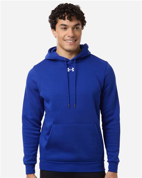 no-logo Under Armour Team Icon Fleece Hooded Sweatshirt-Under Armour-Thread Logic