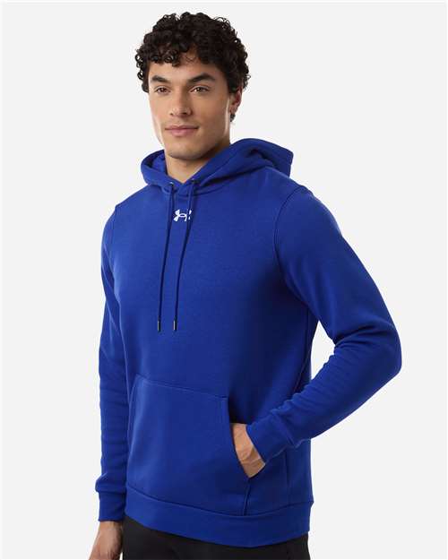 no-logo Under Armour Team Icon Fleece Hooded Sweatshirt-Under Armour-Thread Logic