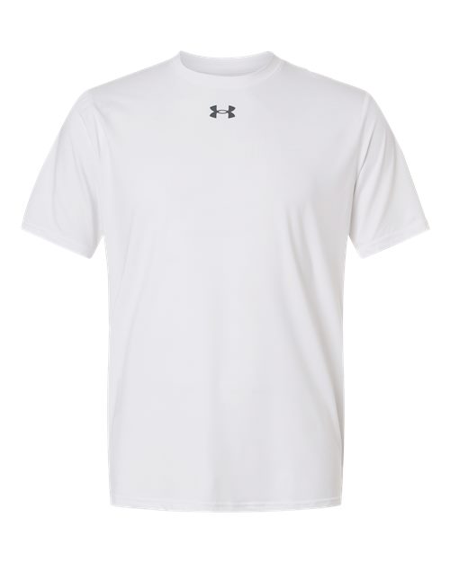 logo-left Under Armour Team Vanish T-Shirt-Under Armour-White/ Pitch Grey-S-Thread Logic
