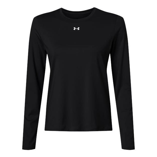 logo-left Under Armour WoTeam Vanish Long Sleeve T-Shirt-Under Armour-Black/ White-XS-Thread Logic