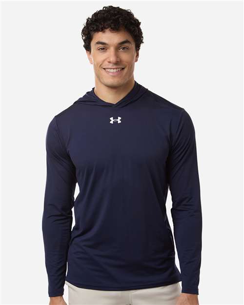 no-logo Under Armour Team Vanish Hooded Long Sleeve T-Shirt-Under Armour-Thread Logic