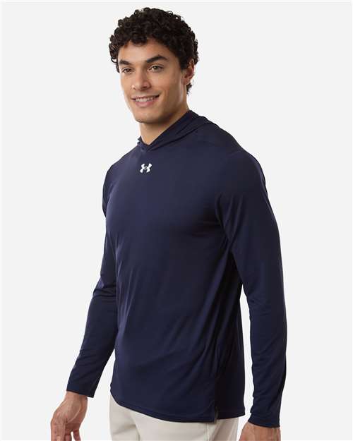 no-logo Under Armour Team Vanish Hooded Long Sleeve T-Shirt-Under Armour-Thread Logic