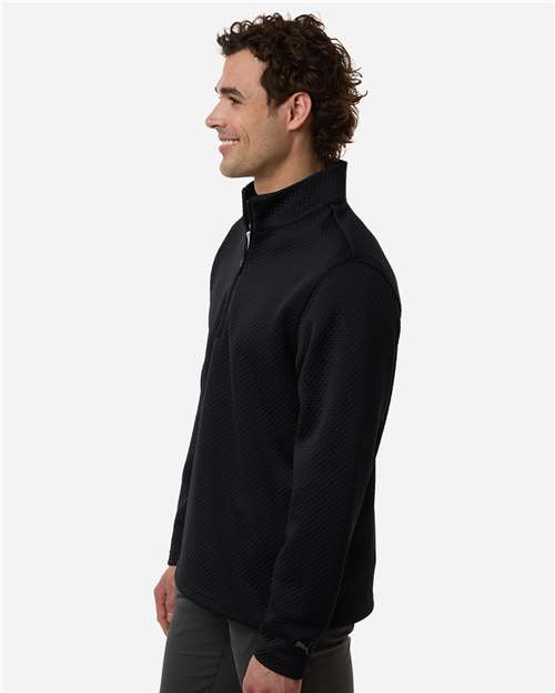 no-logo Puma Golf Pebble Quarter-Zip Pullover-Puma-Thread Logic
