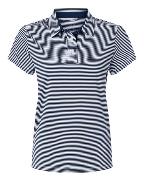 logo-left Swannies WoKayla Striped Polo-Swannies-Navy White-XS-Thread Logic