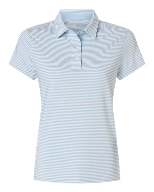 logo-left Swannies WoKayla Striped Polo-Swannies-Sky White-XS-Thread Logic