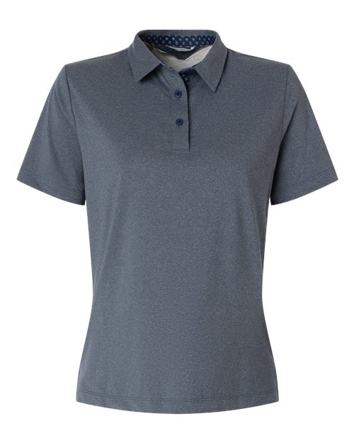logo-left Swannies WoElla Polo-Swannies-Navy Heather-XS-Thread Logic