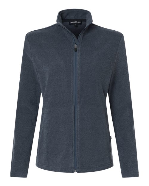 logo-left Swannies WoEmily Full-Zip-Swannies-Navy Heather-XS-Thread Logic