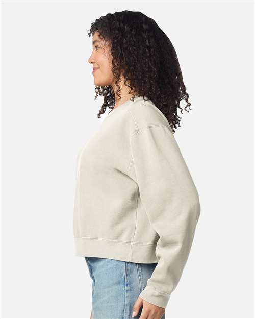 no-logo Comfort Colors WoGarment-Dyed Mid-Length Crewneck Sweatshirt-Comfort Colors-Thread Logic