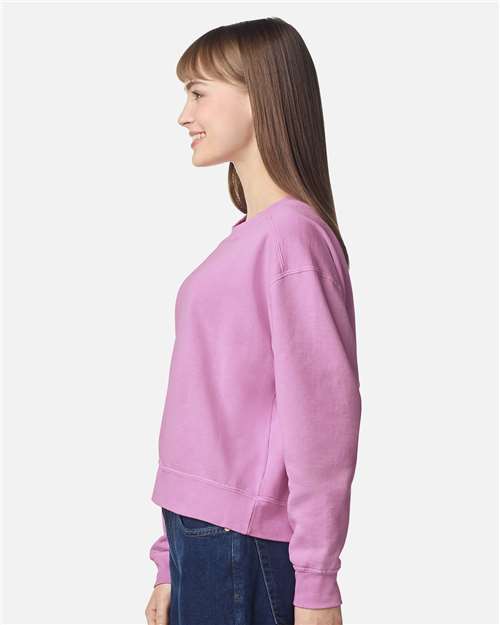 no-logo Comfort Colors WoGarment-Dyed Mid-Length Crewneck Sweatshirt-Comfort Colors-Thread Logic