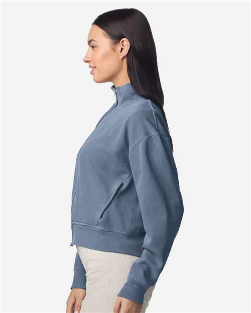 no-logo Comfort Colors WoGarment-Dyed Full-Zip Jacket-Comfort Colors-Thread Logic
